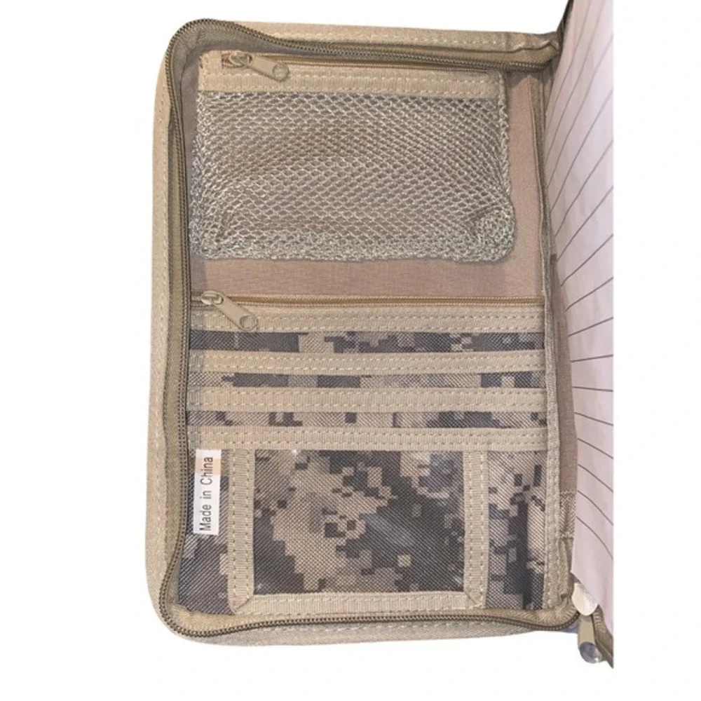 National‎ Guard Digital Camo Zippered Portfolio Organizer w/ Notepad